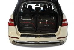 Torby Do Bagażnika Mercedes-Benz M 2011-2015 5Szt Kjust. Czarne torby podróżne damskie KJUST, bez wzorów, z kauczuku. Za 1,540.00 zł.