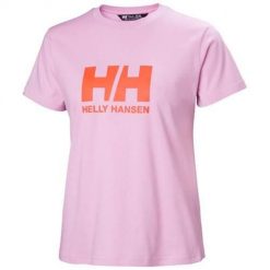 Koszulka sportowa damska Helly Hansen Logo. Czerwone koszulki sportowe damskie Helly Hansen, s, bez wzorów, z bawełny, bez ramiączek. Za 252.00 zł.