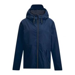Damska Kurtka Bayletta Grid Distress Waterproof Jacket. Niebieskie kurtki sportowe damskie Regatta, bez wzorów, bez ramiączek, bez kaptura, trekkingowe. Za 270.99 zł.