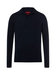 Finshley & Harding sweter z dzianiny Mężczyźni Bawełna niebieski, XL. Niebieskie swetry męskie Finshley & Harding, m, bez wzorów, z bawełny, bez kołnierzyka, bez ramiączek. Za 199.95 zł.