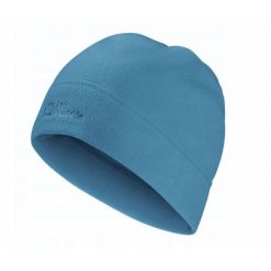 Czapka zimowa dla dorosłych Jack Wolfskin Real Stuff. Niebieskie czapki męskie Jack Wolfskin, na zimę, bez wzorów, z polaru. Za 62.00 zł.