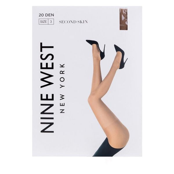 Rajstopy Nine West. Brązowe rajstopy i pończochy Nine West, bez wzorów. Za 19.99 zł.