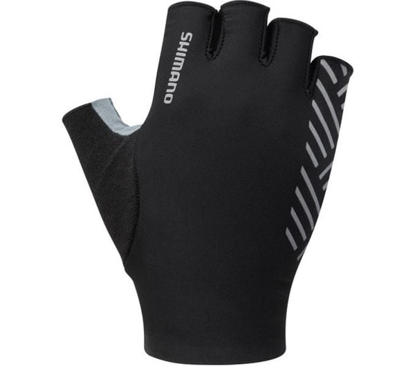 Rękawiczki rowerowe ADVANCED, czarne. Czarne rękawiczki męskie Shimano, na lato, bez wzorów, z elastanu. Za 194.00 zł.