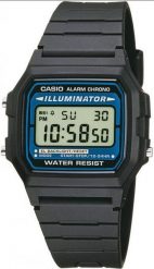 Zegarek Casio Zegarek Męski CASIO F-105W-1ADF. Zegarki męskie Casio, bez wzorów. Za 110.36 zł.