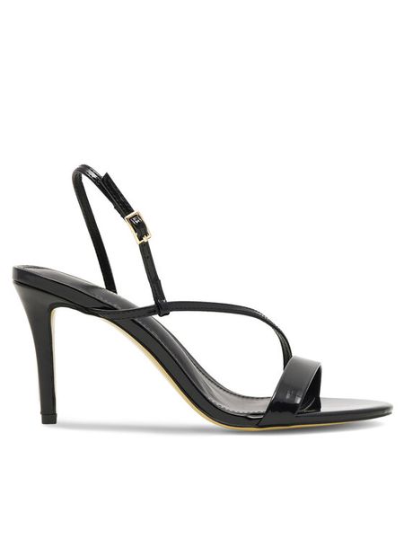 Jenny Fairy Sandały LS5718-16 Czarny. Czarne sandały damskie Jenny Fairy, bez wzorów, z syntetyku, bez obcasa, na szpilce, bez zapięcia. Za 99.99 zł.