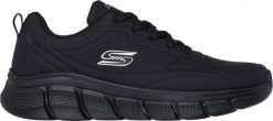 Buty męskie Skechers Bobs B Flex Arctic Edge czarne 118110 BBK 46. Czarne buty sportowe męskie Skechers, bez wzorów, bez zapięcia. Za 437.22 zł.