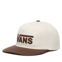 Czapka z daszkiem Vans. Brązowe czapki damskie Vans, bez wzorów. Za 139.99 zł.