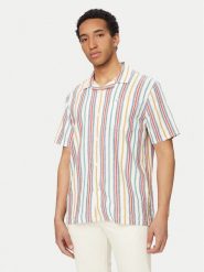 Barbour Koszula Waterbay MSH5712WH11 Biały Regular Fit. Białe koszule męskie Barbour, m, bez wzorów, z bawełny, bez kołnierzyka, bez ramiączek. Za 379.99 zł.