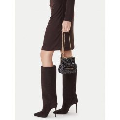 Torebka LOVE MOSCHINO. Brązowe torebki do ręki damskie Love Moschino, bez wzorów, bez dodatków. Za 699.99 zł.