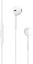 Słuchawki Apple EarPods with Remote and Mic - Słuchawki z mikrofonem - Słuchawki douszne - przewodowe - wtyczka 3,5 mm - do 12.9" iPad Pro, 9.7" iPad. Słuchawki douszne Apple. Za 92.55 zł.