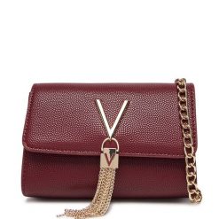 Torebka Valentino. Czerwone torebki do ręki damskie Valentino, bez wzorów, bez dodatków. Za 219.99 zł.