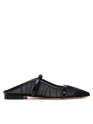 MALONE SOULIERS Klapki Maureen Flat 336 Czarny. Czarne klapki damskie MALONE SOULIERS, bez wzorów, z materiału, bez obcasa, bez zapięcia. Za 3,119.00 zł.