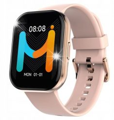 Smartwatch Imilab Smartwatch IMIKI SE1 2,02" SMART zegarek SPORTOWY do biegania różowy. Czerwone zegarki smartwatch Imilab, bez wzorów. Za 252.98 zł.