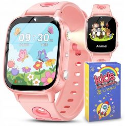 Smartwatch JG Smart M003 Różowy. Czerwone zegarki smartwatch JG Smart, bez wzorów. Za 99.90 zł.