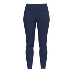 Długie legginsy damskie Joma granatowe. Niebieskie legginsy damskie 909, bez wzorów, z materiału. Za 101.00 zł.