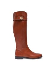 Tory Burch Kozaki Destription 158798-200 Brązowy. Brązowe kozaki damskie Tory Burch, bez wzorów, ze skóry, bez obcasa, na płaskiej podeszwie, bez zapięcia. Za 3,199.00 zł.