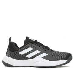 Buty na siłownię adidas. Czarne obuwie sportowe damskie Adidas, bez wzorów, bez zapięcia, na fitness i siłownię. Za 279.99 zł.