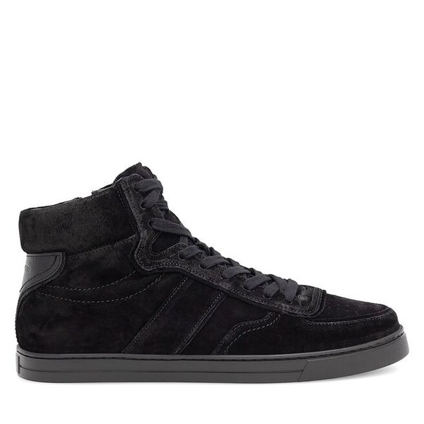 Trzewiki GINO ROSSI. Czarne botki męskie Gino Rossi, bez wzorów, bez obcasa, bez zapięcia. Za 299.99 zł.