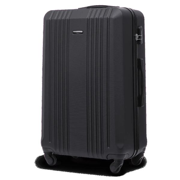 Walizka duża Wings 28" KESTREL BLACK. Czarne walizki damskie Wings, bez wzorów, z materiału, duże. Za 174.93 zł.