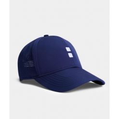 Czapka klubowa Navy. Niebieskie czapki damskie NORDICDOTS, bez wzorów. Za 86.00 zł.