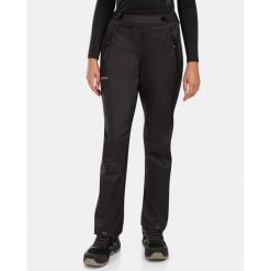 Damskie wodoodporne spodnie hardshell Kilpi ALPIN-W. Czarne spodnie sportowe damskie Kilpi, na lato, bez wzorów, z hardshellu, sportowe, trekkingowe. Za 835.17 zł.