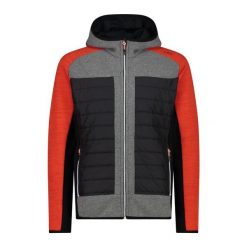 Kurtka polarowa z kapturem hybrydowa CMP. Brązowe kurtki sportowe męskie CMP, na zimę, bez wzorów, z polaru, z kapturem, narciarskie. W wyprzedaży za 352.30 zł.