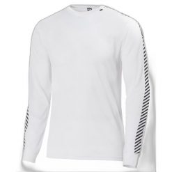 Bluza Helly Hansen lifa stripe crew. Białe bluzy męskie Helly Hansen, m, bez wzorów, bez ramiączek, bez kaptura. W wyprzedaży za 131.50 zł.