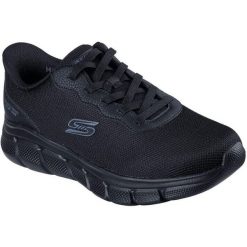 Buty sportowe męskie Skechers Bobs B Flex Glacial Edge. Czarne buty sportowe męskie Skechers, bez wzorów, bez zapięcia, na fitness i siłownię. Za 490.00 zł.