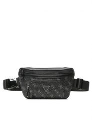 Guess Nerka Vezzola Smart HMEVZL P3231 Czarny. Czarne saszetki i nerki męskie Guess, z aplikacjami, ze skóry. Za 339.99 zł.