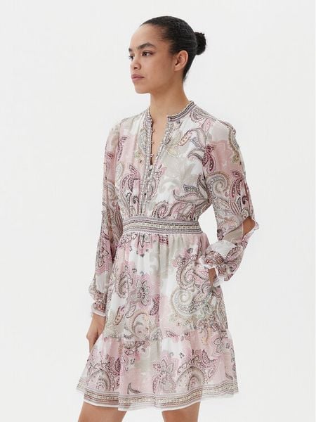 Hale Bob Sukienka letnia 4YDD630A Beżowy Regular Fit. Brązowe sukienki damskie Hale bob, na lato, m, bez wzorów, z syntetyku, bez kołnierzyka, bez ramiączek. Za 739.99 zł.