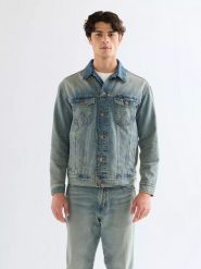 MESKA KURTKA WRANGLER ANTI FIT JACKET CANYON SHADE 112378056. Kurtki męskie Wrangler, xxl, bez wzorów, z jeansu, bez kaptura. Za 219.99 zł.
