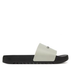 Klapki Calvin Klein. Białe klapki męskie Calvin Klein, bez wzorów, bez zapięcia. Za 259.99 zł.