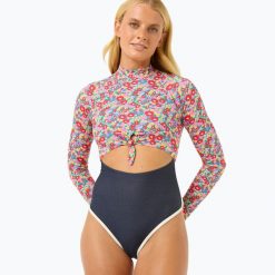 Strój kąpielowy jednoczęściowy damski Rip Curl Las Flores Surf Suit. Stroje kąpielowe damskie Rip Curl, m, bez wzorów. Za 249.99 zł.