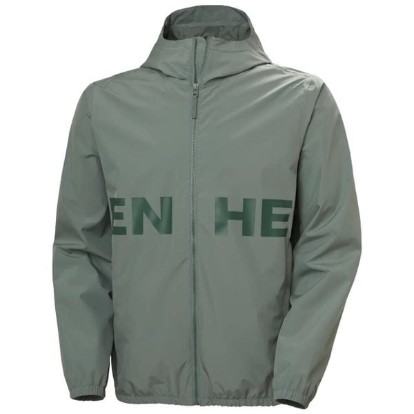 Kurtka wodoodporna Helly Hansen Core Graphic. Zielone kurtki męskie Helly Hansen, na lato, m, bez wzorów, z materiału, bez kaptura. Za 647.50 zł.