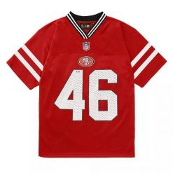 Koszulka San Francisco 49ers Nos NFL. Bluzki damskie New Era, bez wzorów, sportowe, bez kołnierzyka, bez ramiączek. Za 316.50 zł.