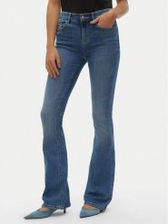 Vero Moda Jeansy Flash 10302478 Niebieski Flared Fit. Niebieskie jeansy damskie Vero Moda, bez wzorów, z bawełny. Za 249.99 zł.