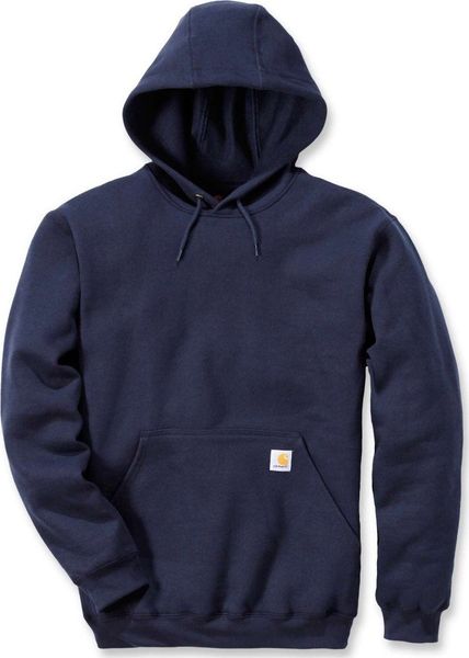 Carhartt Bluza Carhartt Midweight Hooded Sweatshirt Navy. Niebieskie bluzy męskie Carhartt, m, bez wzorów, bez kaptura. Za 241.31 zł.