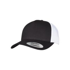 Czapka Flexfit 5-panel retro 2-tone. Białe czapki damskie FLEXFIT, bez wzorów, retro. Za 87.50 zł.
