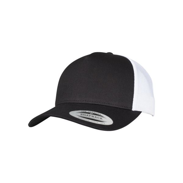 Czapka Flexfit 5-panel retro 2-tone. Białe czapki damskie FLEXFIT, bez wzorów, retro. Za 52.15 zł.