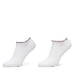 Skarpety krótkie Tommy Hilfiger. Białe skarpetki damskie Tommy Hilfiger, bez wzorów. Za 59.99 zł.