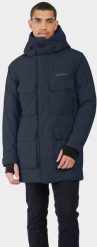 Didriksons vyriška žieminė parka DREW 8, tamsiai mėlyna. Parki męskie Helly Hansen, m, bez wzorów, bez kołnierzyka, bez kaptura. Za 589.16 zł.