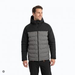 Kurtka ocieplana męska KADVA GlacierShell. Szare kurtki męskie KADVA, na jesień, l, bez wzorów, z materiału, bez kaptura. Za 299.99 zł.