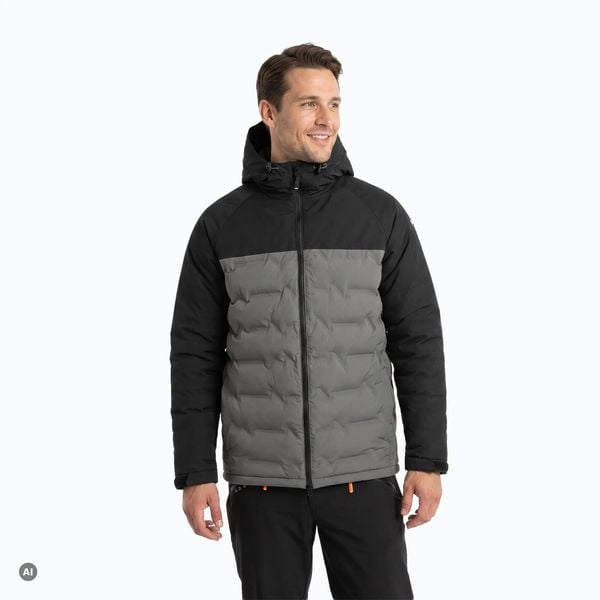 Kurtka ocieplana męska KADVA GlacierShell. Szare kurtki męskie KADVA, na jesień, l, bez wzorów, z materiału, bez kaptura. Za 289.99 zł.