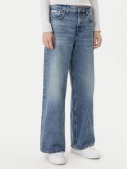 Calvin Klein Jeans Jeansy LV047F473G Niebieski Baggy Fit. Niebieskie jeansy damskie Calvin Klein Jeans, bez wzorów, z bawełny. Za 294.99 zł.