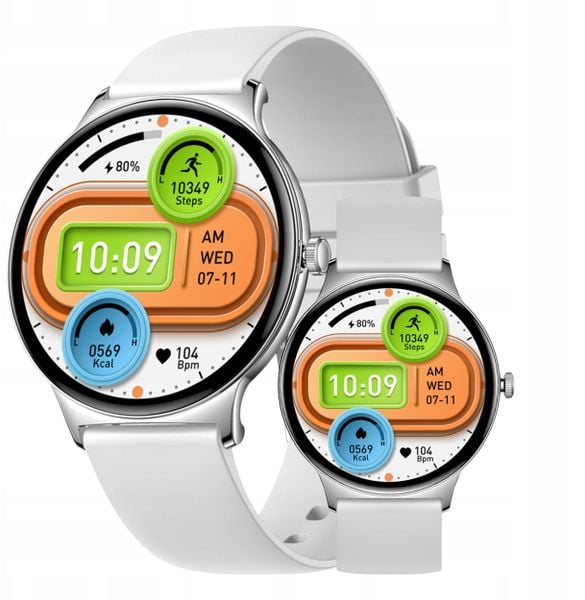 Colmi V89 smartwatch (silver). Szare zegarki smartwatch Colmi, bez wzorów. Za 118.73 zł.