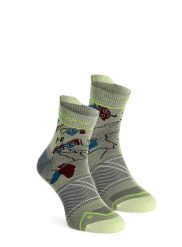 Skarpety trekkingowe Ortovox Alpine Light Quarter Socks. Zielone skarpety męskie ORTOVOX, bez wzorów, z elastanu. Za 94.99 zł.