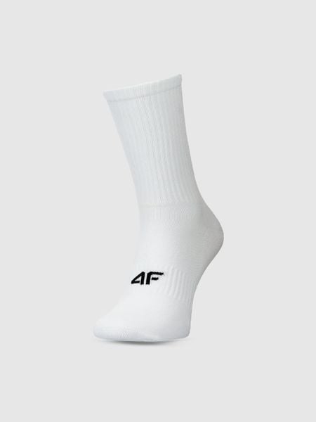 4F Skarpetki casual do połowy łydki (3-pack) męskie - białe 39-42. Białe skarpety męskie 4F, bez wzorów, z bawełny. Za 54.99 zł.