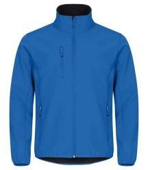 Clique Klasyczna Kurtka Softshell – 96% Poliestru z recyklingu. Niebieskie kurtki męskie CLIQUE, m, bez wzorów, z softshellu, bez kaptura. Za 265.28 zł.