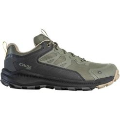 Buty trekkingowe Oboz Katabatic Low B-Dry. Zielone trekkingi męskie OBOZ, bez zapięcia. W wyprzedaży za 541.00 zł.