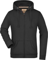 Damska bluza z kapturem James & Nicholson Vintage Hoody czarna. Czarne bluzy damskie Givova, m, z aplikacjami, z bawełny, eleganckie, bez ramiączek, z kapturem. Za 148.99 zł.